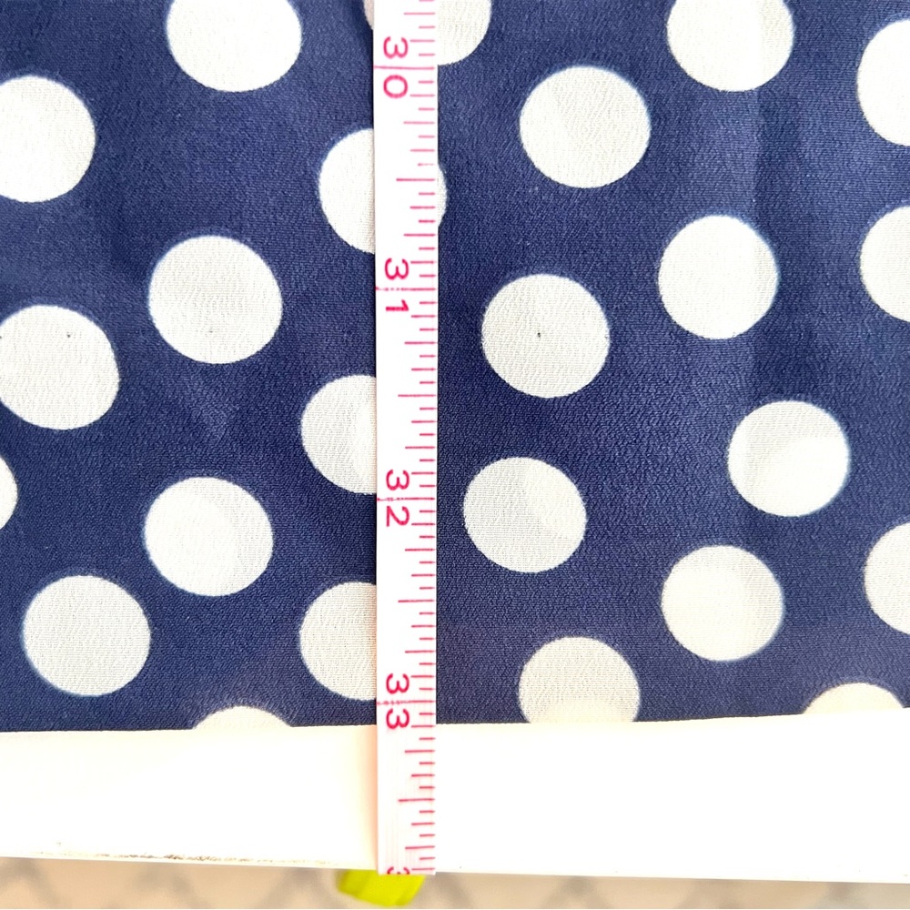 J Crew Mod Dot Polka Dot Shift Mini Dress Navy White Nautical Preppy Coastal 6 - Picture 11 of 12